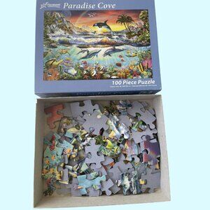 Vermont Christmas Company Paradise Cove Sea Puzzle – 100 Small Pieces